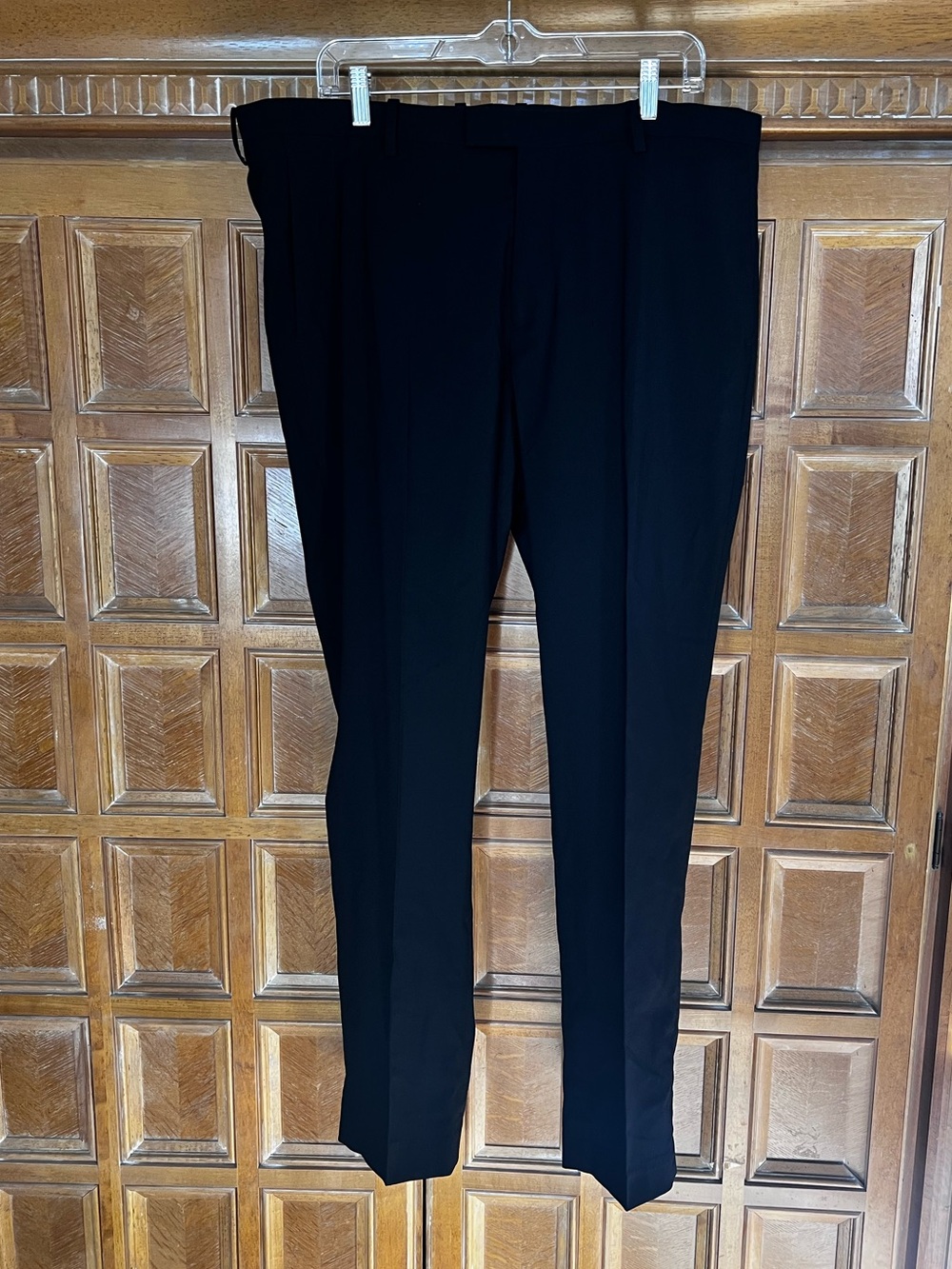 H&M Men’s Skinny Fit Dress Pants Black 36R x 31 NWT Formal Trousers